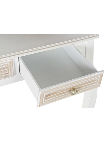 Tocador blanco envejecido espejo