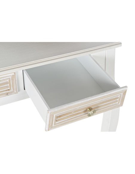 Tocador blanco envejecido espejo