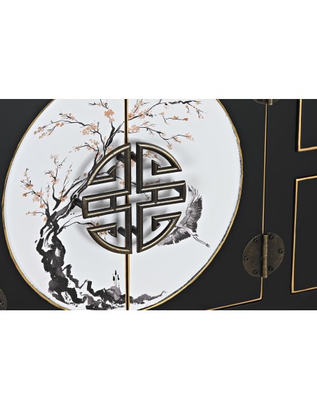 Consola oriental negra