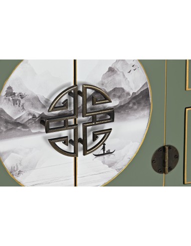 Consola oriental verde