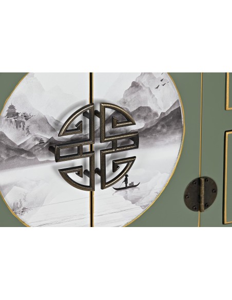 Consola oriental verde