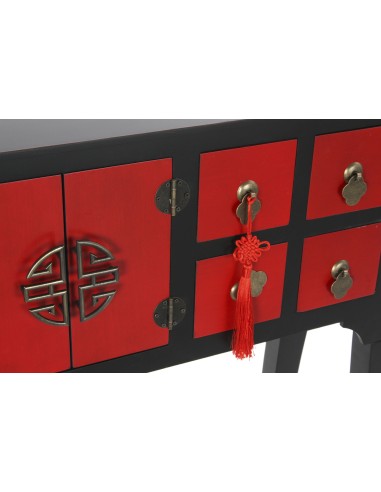 Consola oriental roja