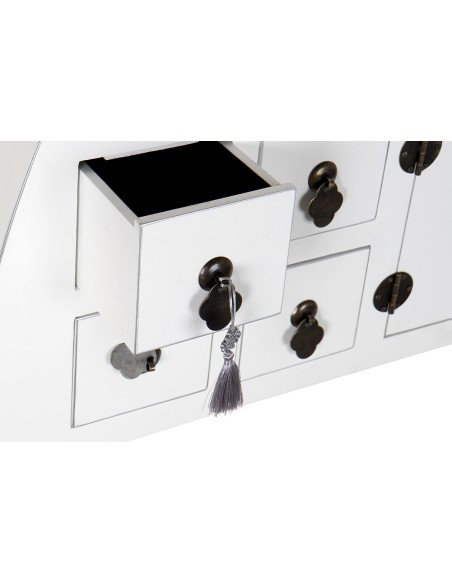 Consola oriental blanca