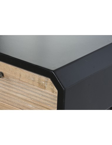 Consola madera negra