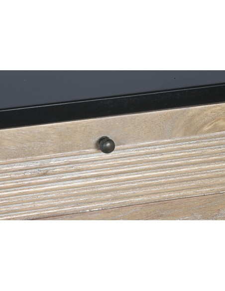 Consola madera negra