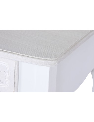 Consola madera blanca