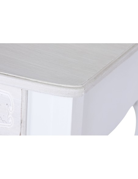 Consola madera blanca