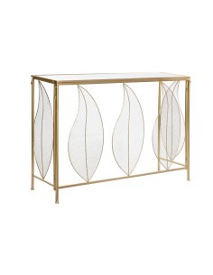 Consola metal espejo