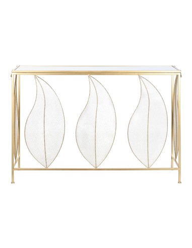 Consola metal espejo