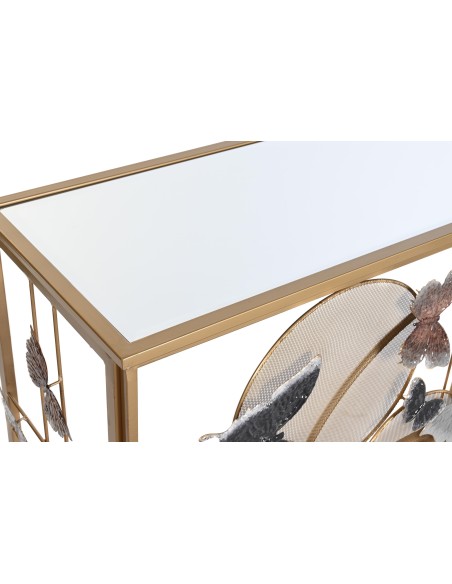 Consola metal mariposas