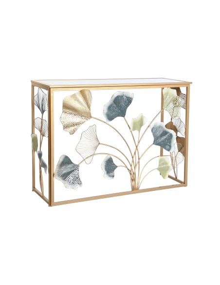 Consola metal espejo