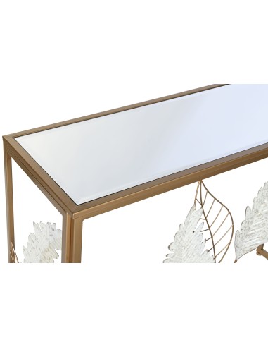 Consola metal espejo