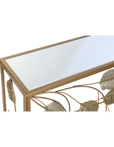 Consola metal espejo