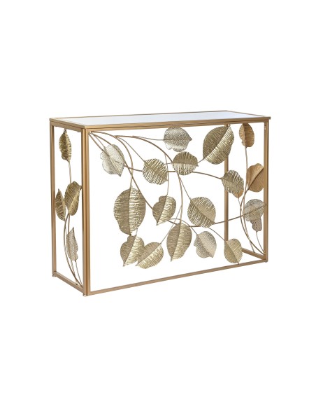 Consola metal espejo