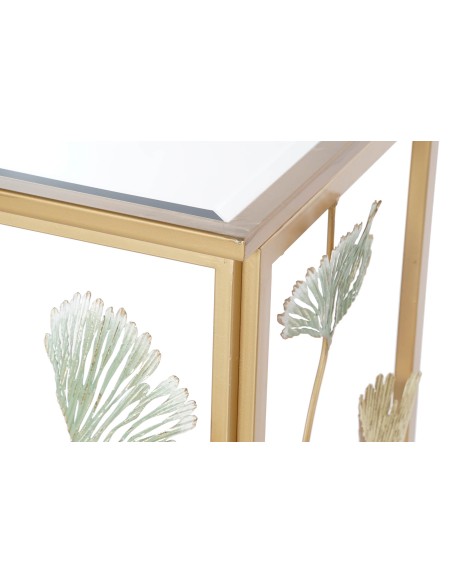 Consola metal espejo