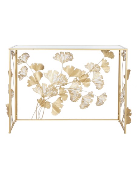 Consola metal espejo