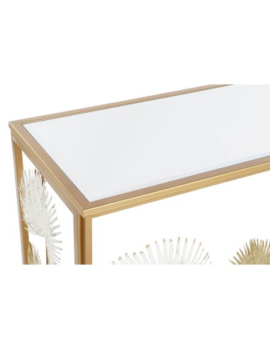 Consola metal espejo