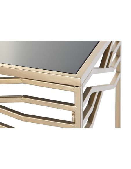 Consola metal cristal