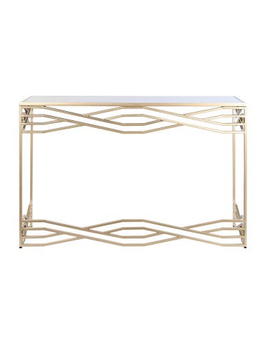 Consola metal cristal