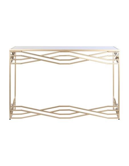 Consola metal cristal