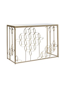 Consola metal espejo