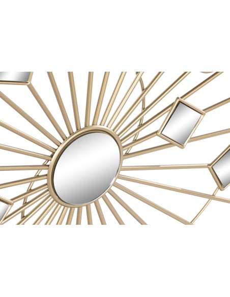 Consola metal espejo