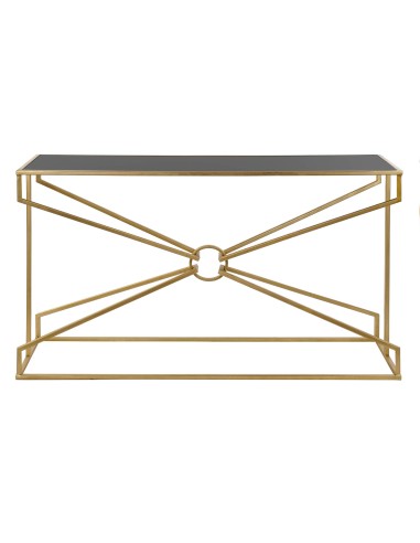 Consola metal espejo 130*40*75