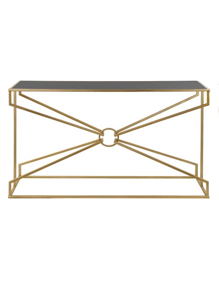 Consola metal espejo 130*40*75