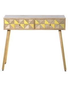 Mesa Entrada Madera 2 Cajones 2