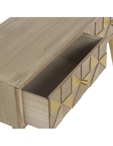 Mesa Entrada Madera 2 Cajones