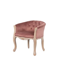 Butaca Velvet Capitoné Rosa