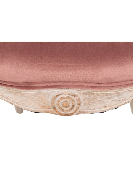 Butaca Velvet Capitoné Rosa