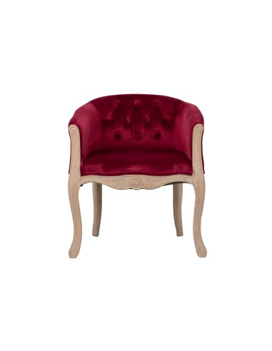 Butaca Velvet Capitoné Granate