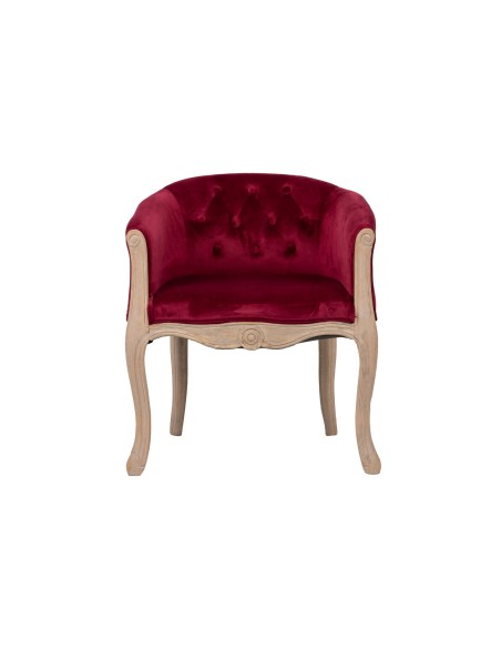 Butaca Velvet Capitoné Granate