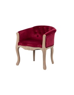 Butaca Velvet Capitoné Granate