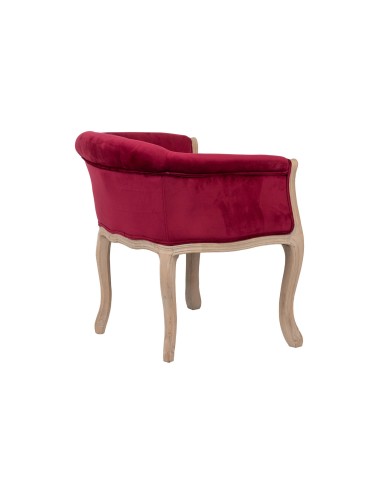 Butaca Velvet Capitoné Granate