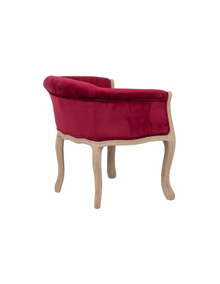 Butaca Velvet Capitoné Granate