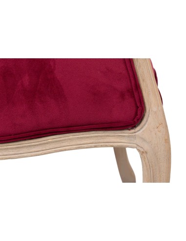 Butaca Velvet Capitoné Granate