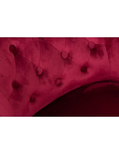 Butaca Velvet Capitoné Granate