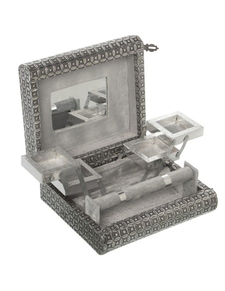 Joyero metal c/espejo