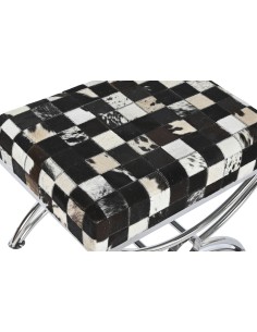 Descalzadora Acero y Piel Rombos 2