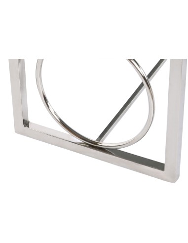 Descalzadora Acero y Piel Rombos Grande