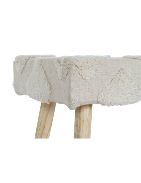 Descalzadora Beige Algodón y Eucalipto