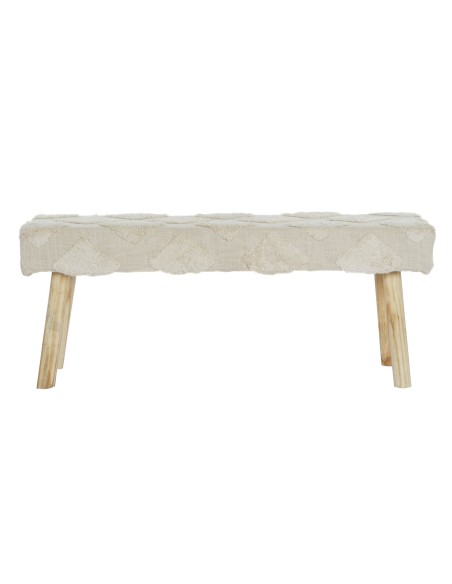 Descalzadora Beige Algodón y Eucalipto