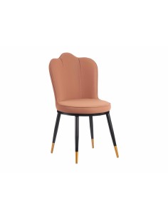 Sillon rosa respaldo concha