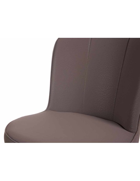 Sillon morado respaldo concha