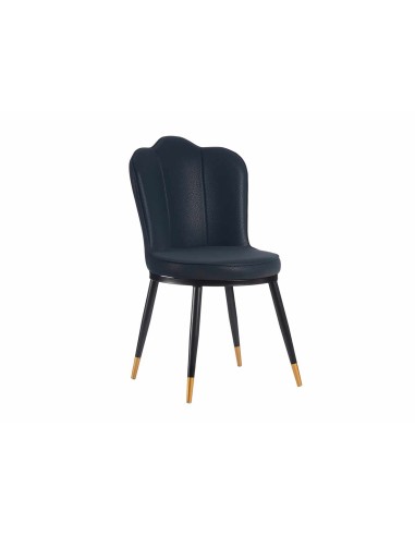 Sillon azul respaldo concha