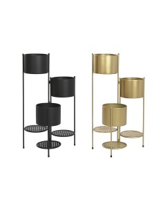 Macetero Triple Metalico