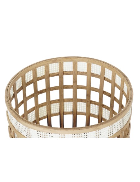 Set de 3 Maceteros de Bambú Natural