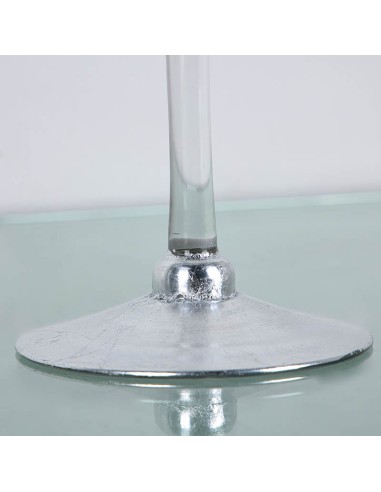 Set 2 copas cristal craquelé Plata